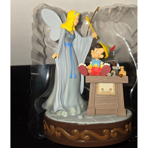 Hallmark Pinocchio Fairy Ornament color changing  'A Real Boy' New - Picture 4 of 9